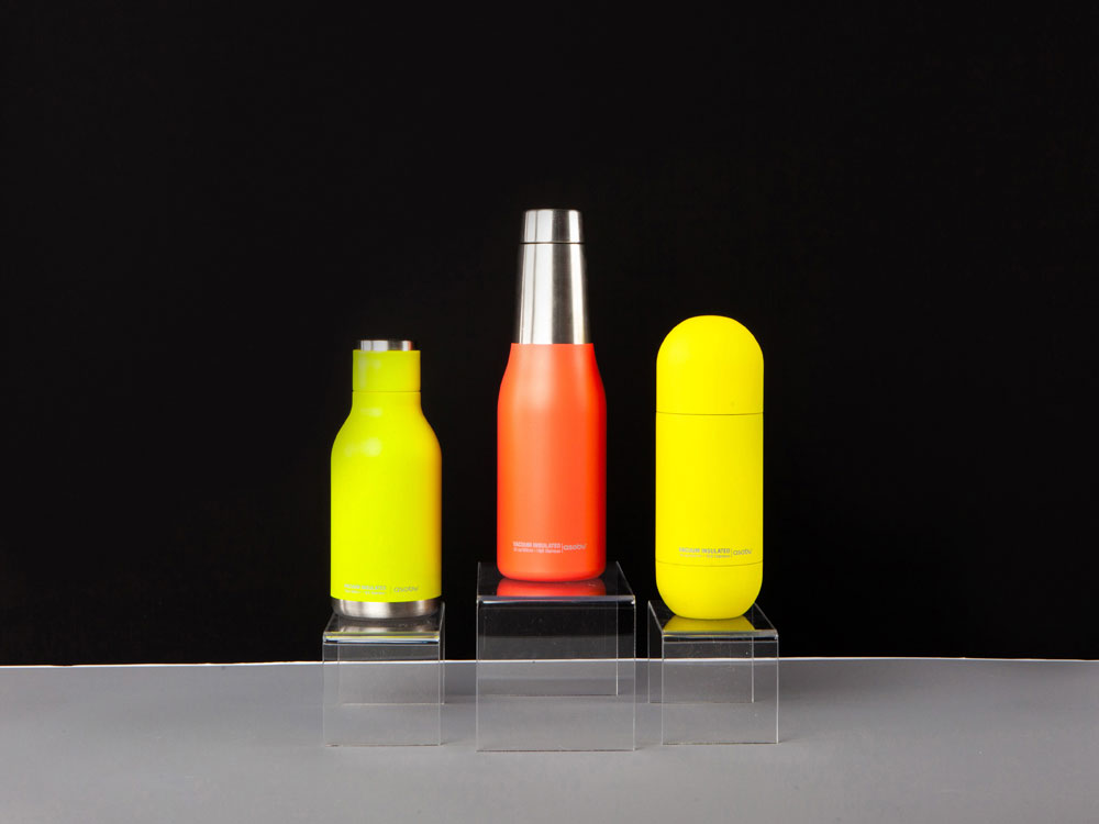 Термос ORB, желтый-5