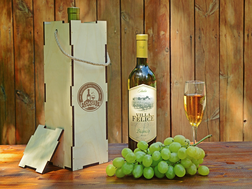 Пенал под алкоголь, натуральный-1