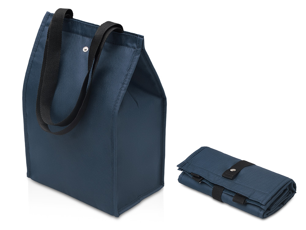 Складная сумка-холодильник Refresh, синий нейви-0