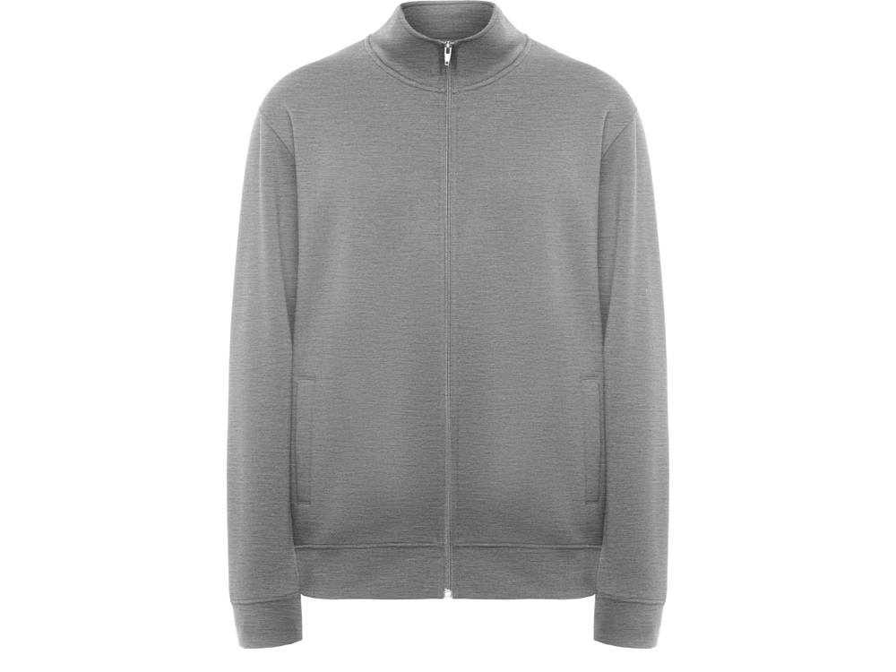 Толстовка на молнии Ulan, серый меланж-0