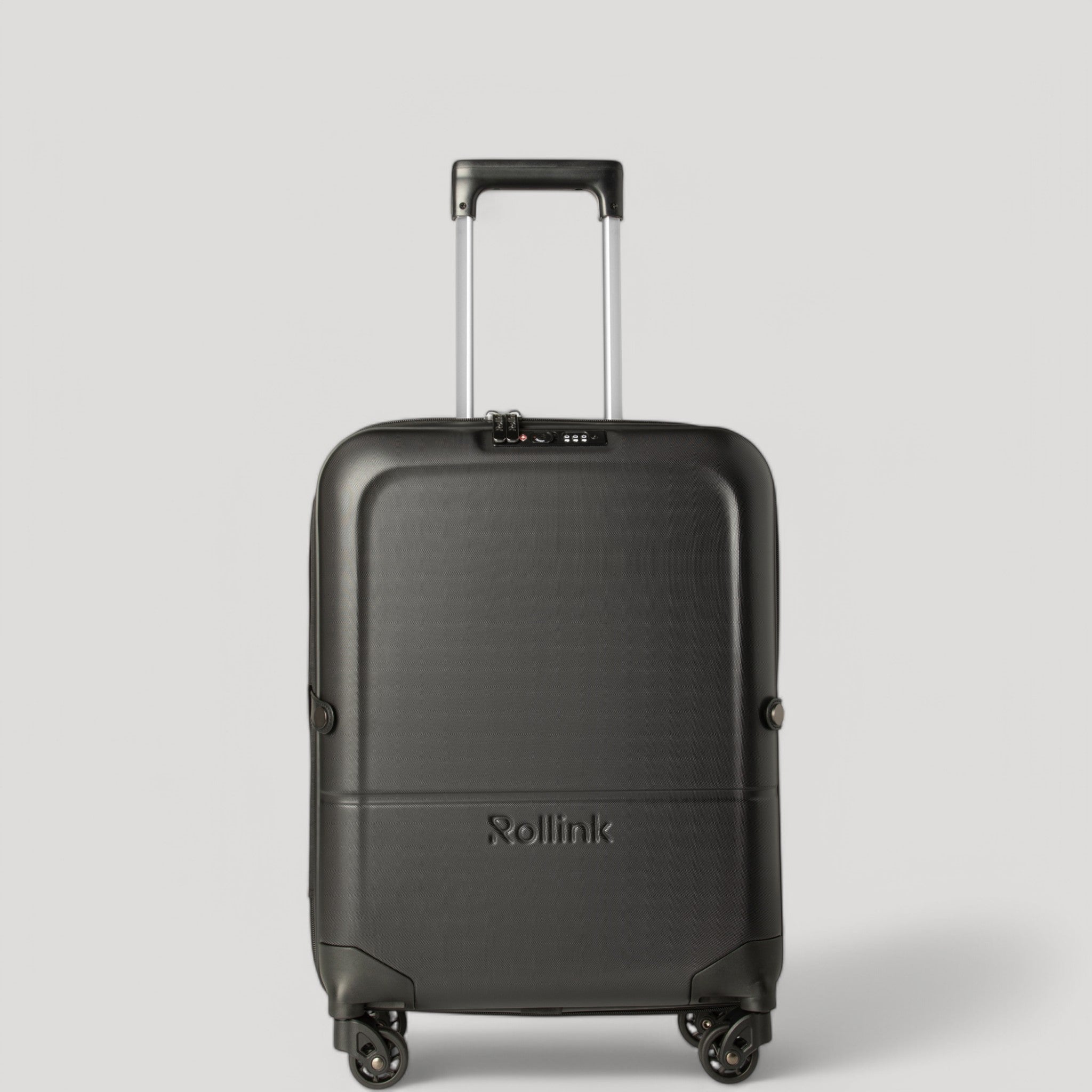 Чемодан складной Rollink FLEX LIGHT 55x40x20 см, 4 колеса, черный-4