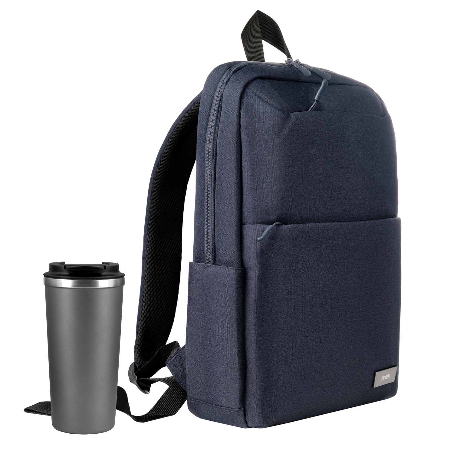 Подарочный набор Палермо (Palermo), Форст (Forst), синий/серый (рюкзак, термокружка)-0