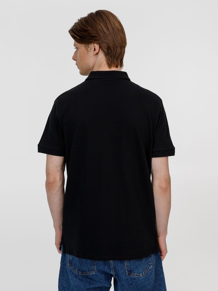 Рубашка поло унисекс Pacific, черная-4