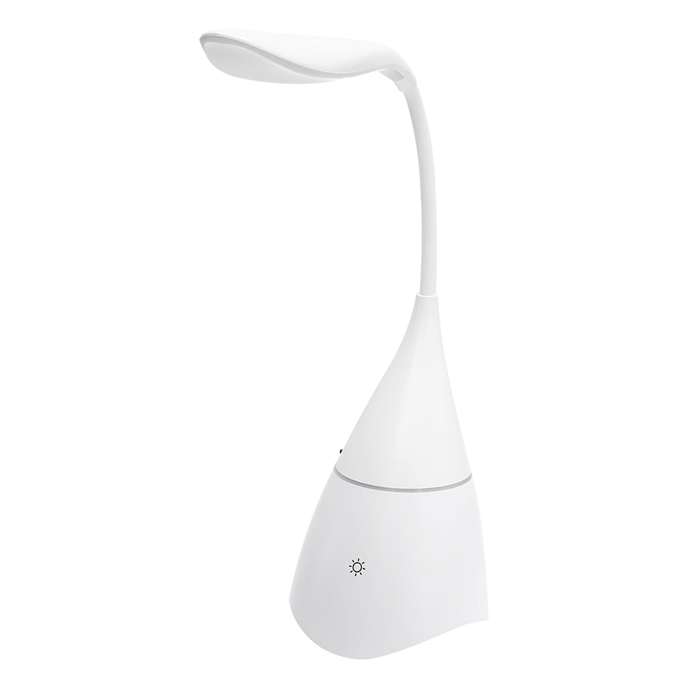 Настольная лампа с колонкой Swanny, Белый-0