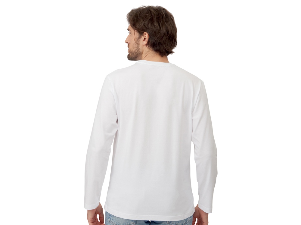 Лонгслив HD Fit мужской, белый-3