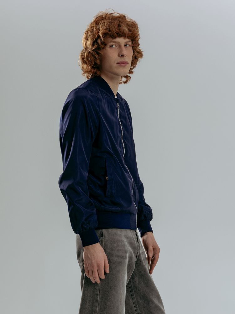 Бомбер Wigton, темно-синий-7