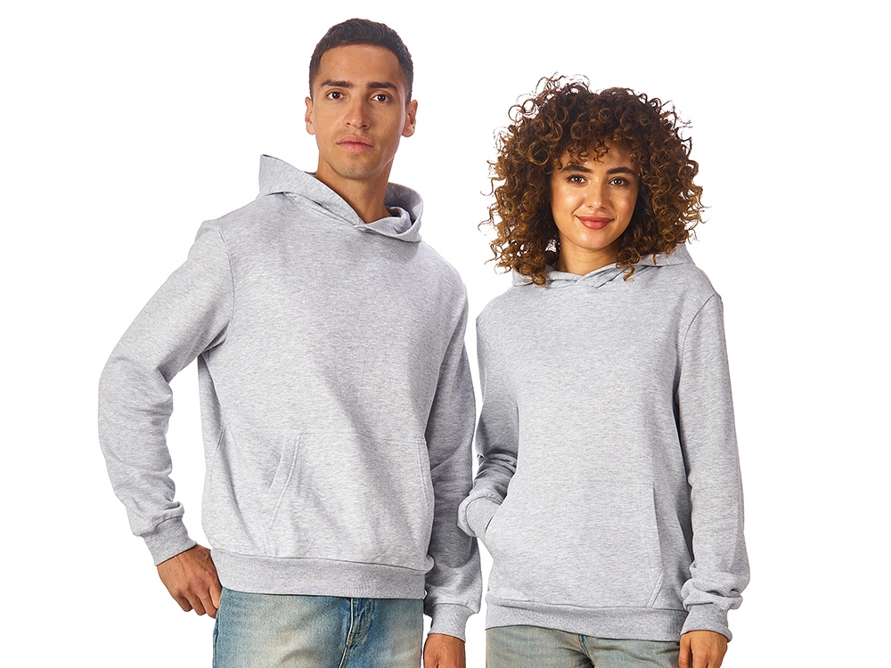 Толстовка Monaco унисекс, серый меланж-0