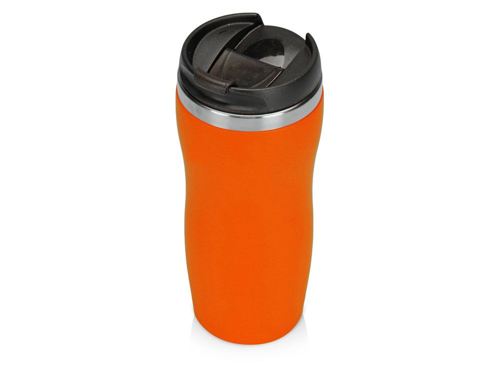 Термокружка Double wall mug C1, soft touch, 350 мл, оранжевый-0