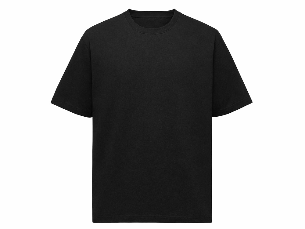 Футболка Kyoto из джерси 180 г/м2 с пич отделкой, унисекс, черный-5