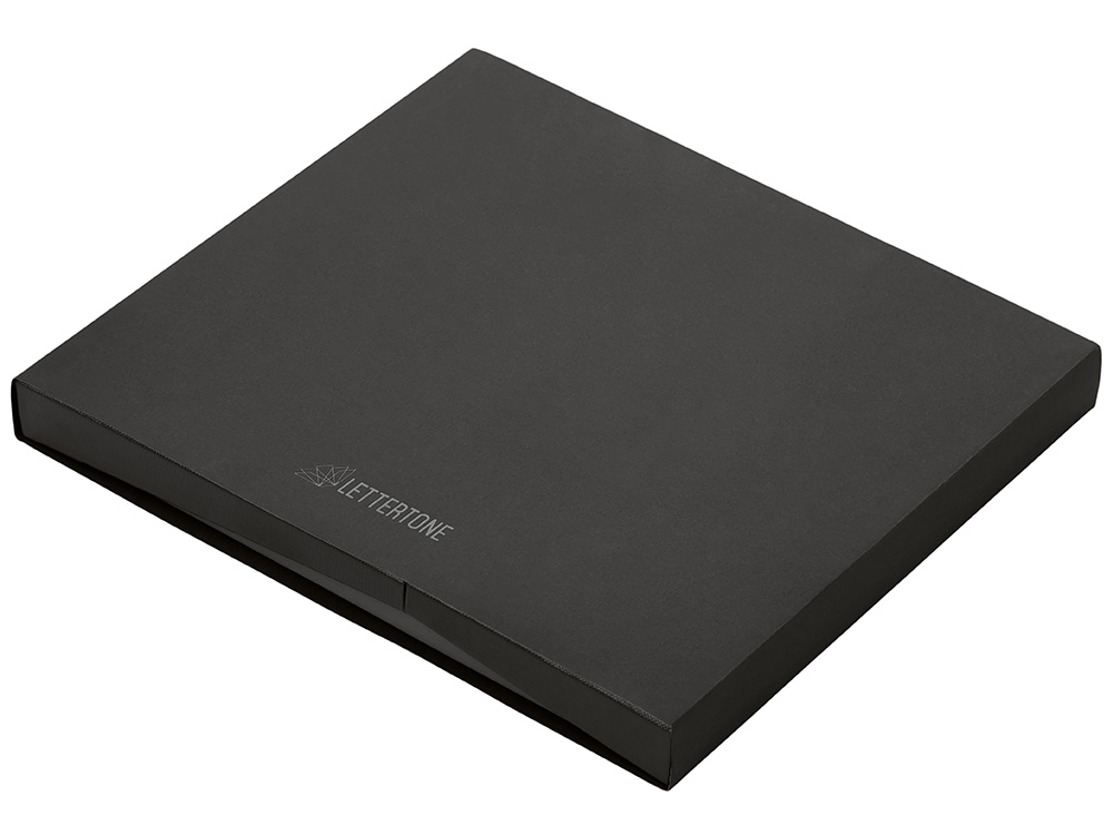 Подарочный набор Tesla с блокнотом А5, ручкой и пауэрбенком на 10 000 mAh, черный-23