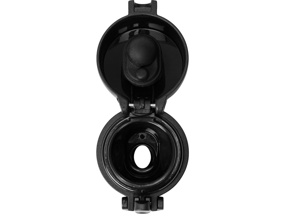 Вакуумная герметичная термокружка Inter, черный, нерж. сталь-5