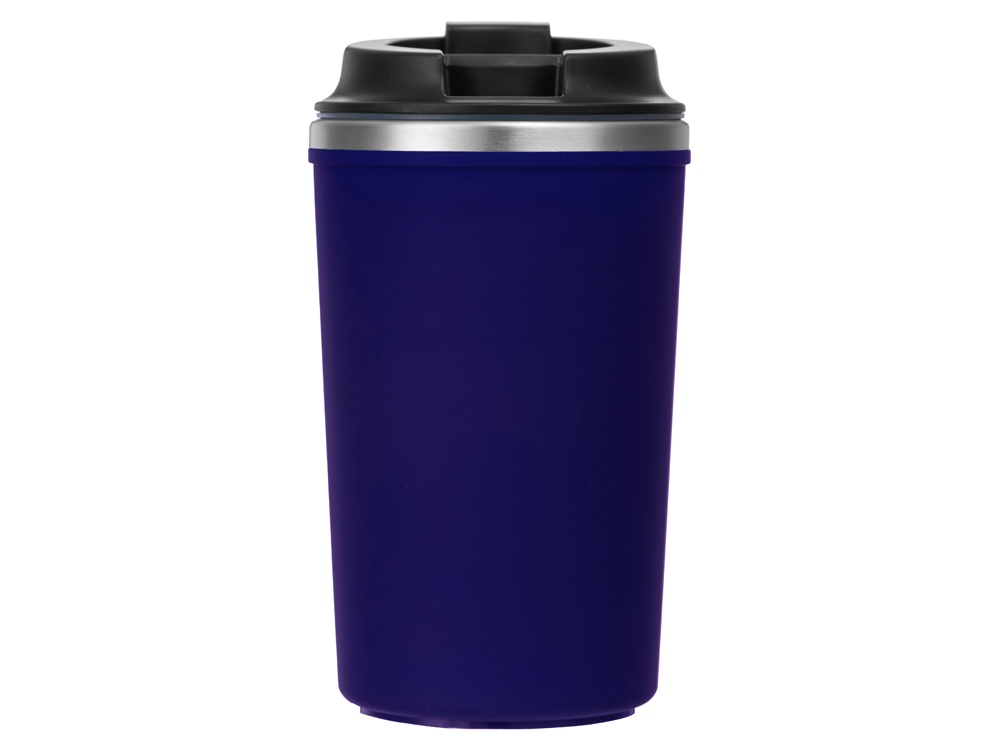Герметичная термокружка на присоске Kick, 350 мл, темно-синий-5