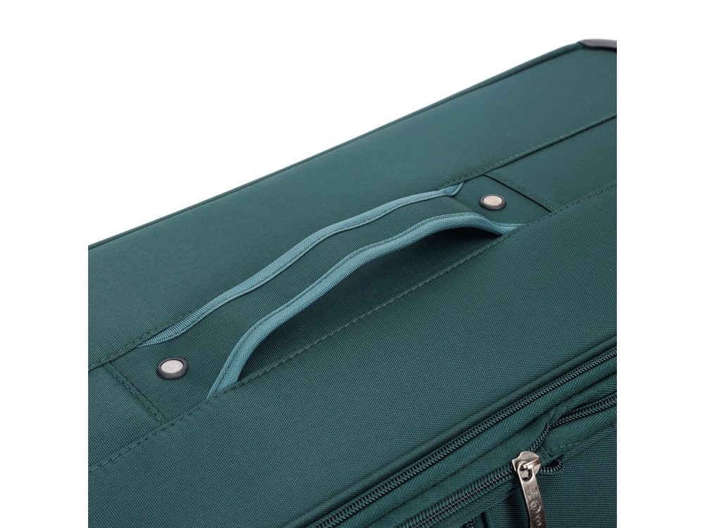 Чемодан TORBER Seyd, тёмно-зелёный, нейлон 600D, 48 х 22 х 78 см, 85 л-9