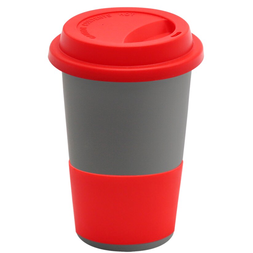 Кружка Magic To Go, Серый/Красный-0