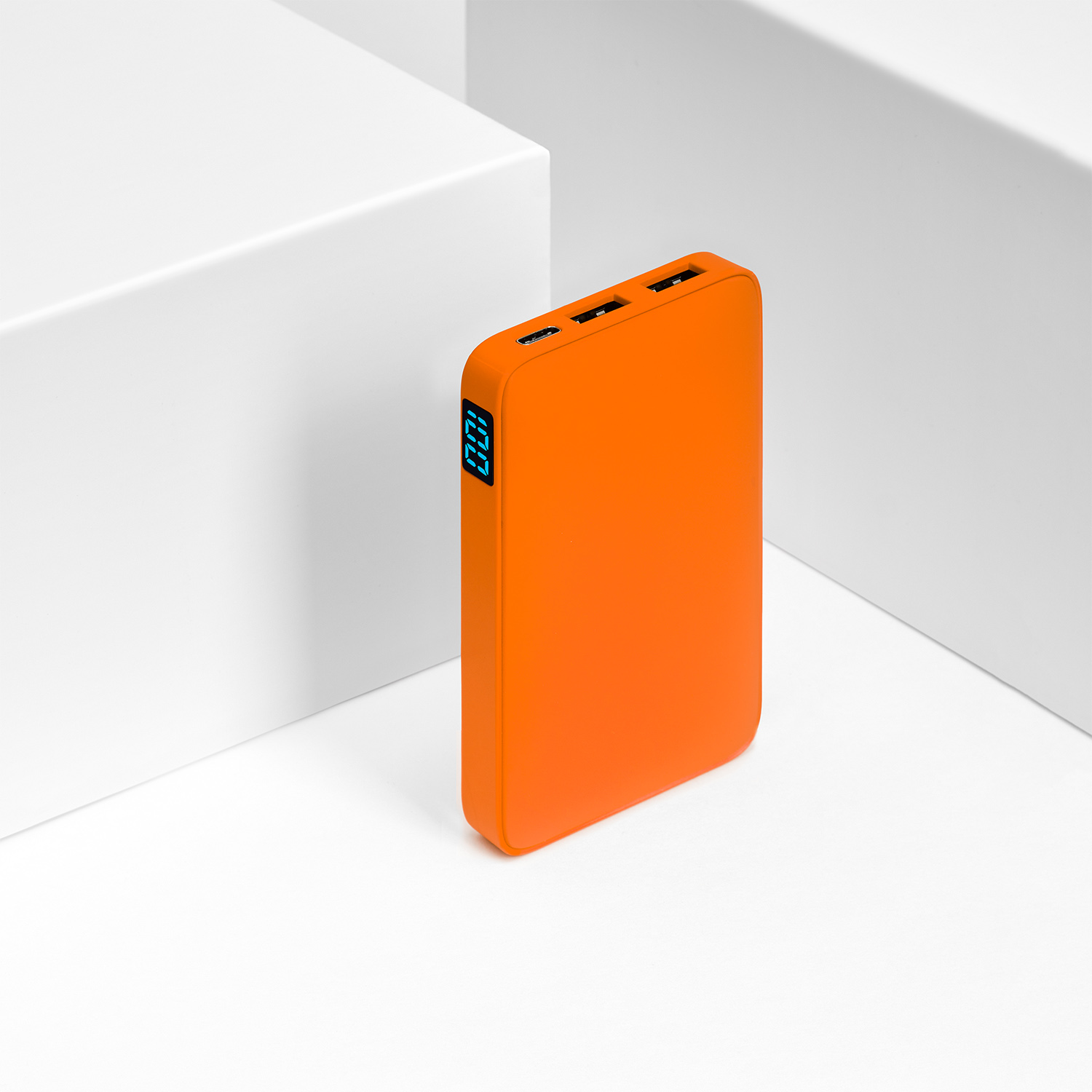 Внешний аккумулятор с подсветкой Анкор (Ancor) 5000 mAh, оранжевый-7