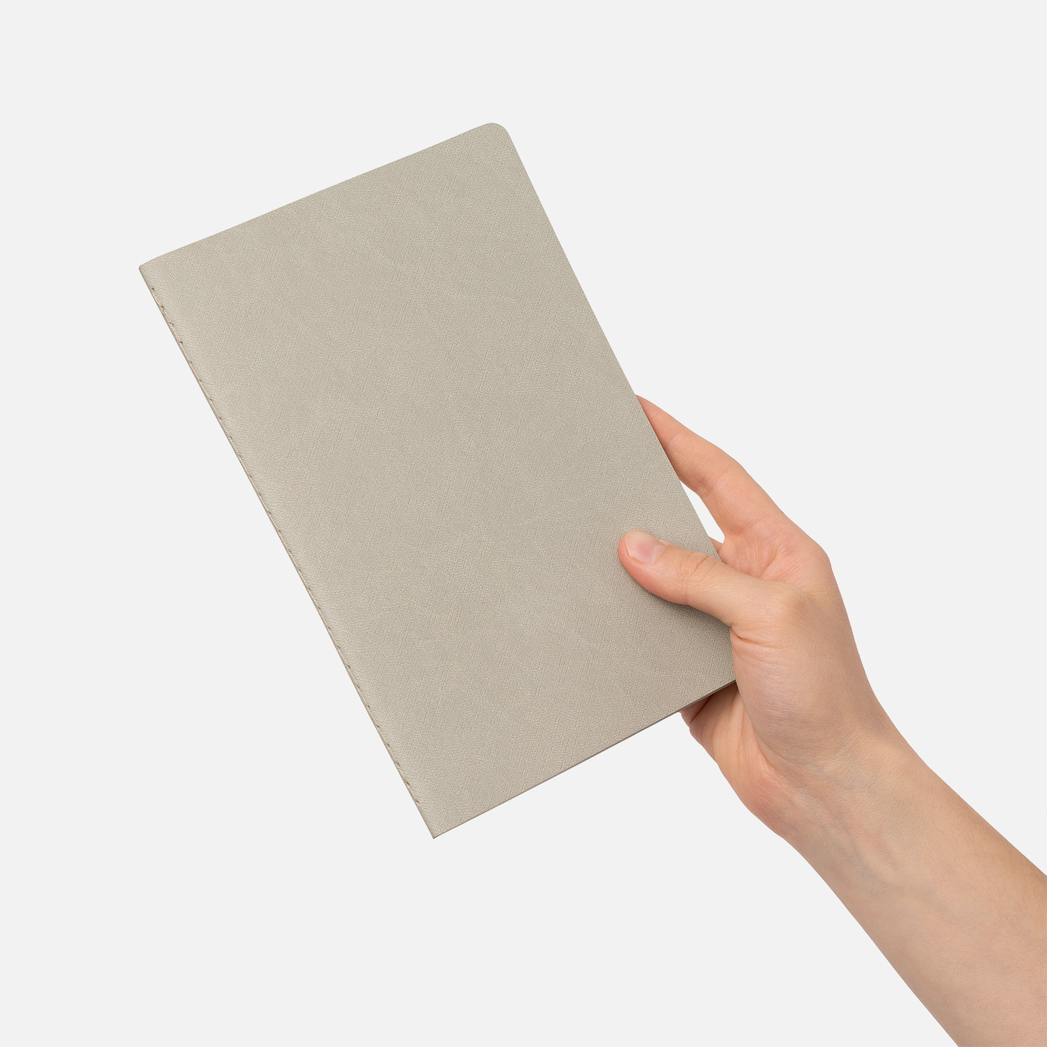 Блокнот Corsa slim, светло-серый-7