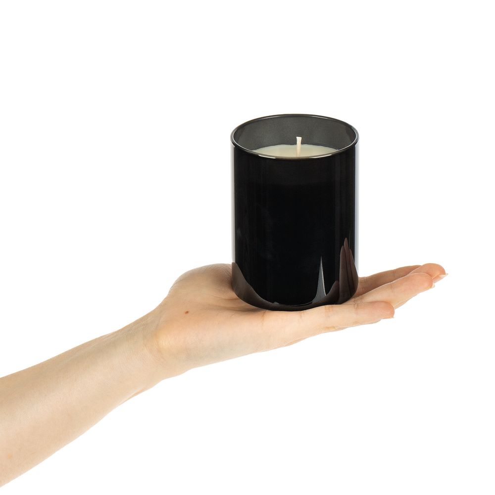 Ароматическая свеча Flikka, сандал и амбра, черная-2