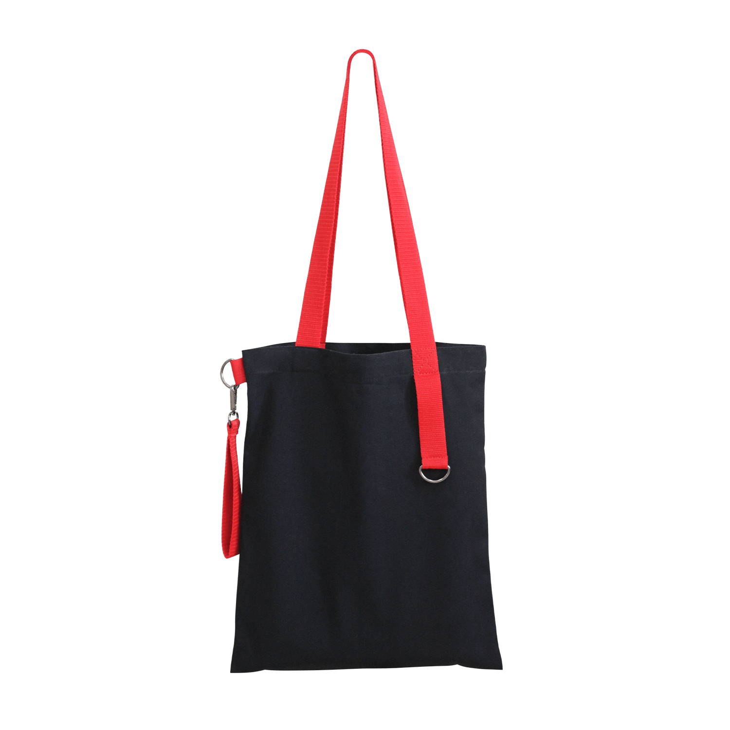 Шоппер Superbag black (чёрный с красным)-4