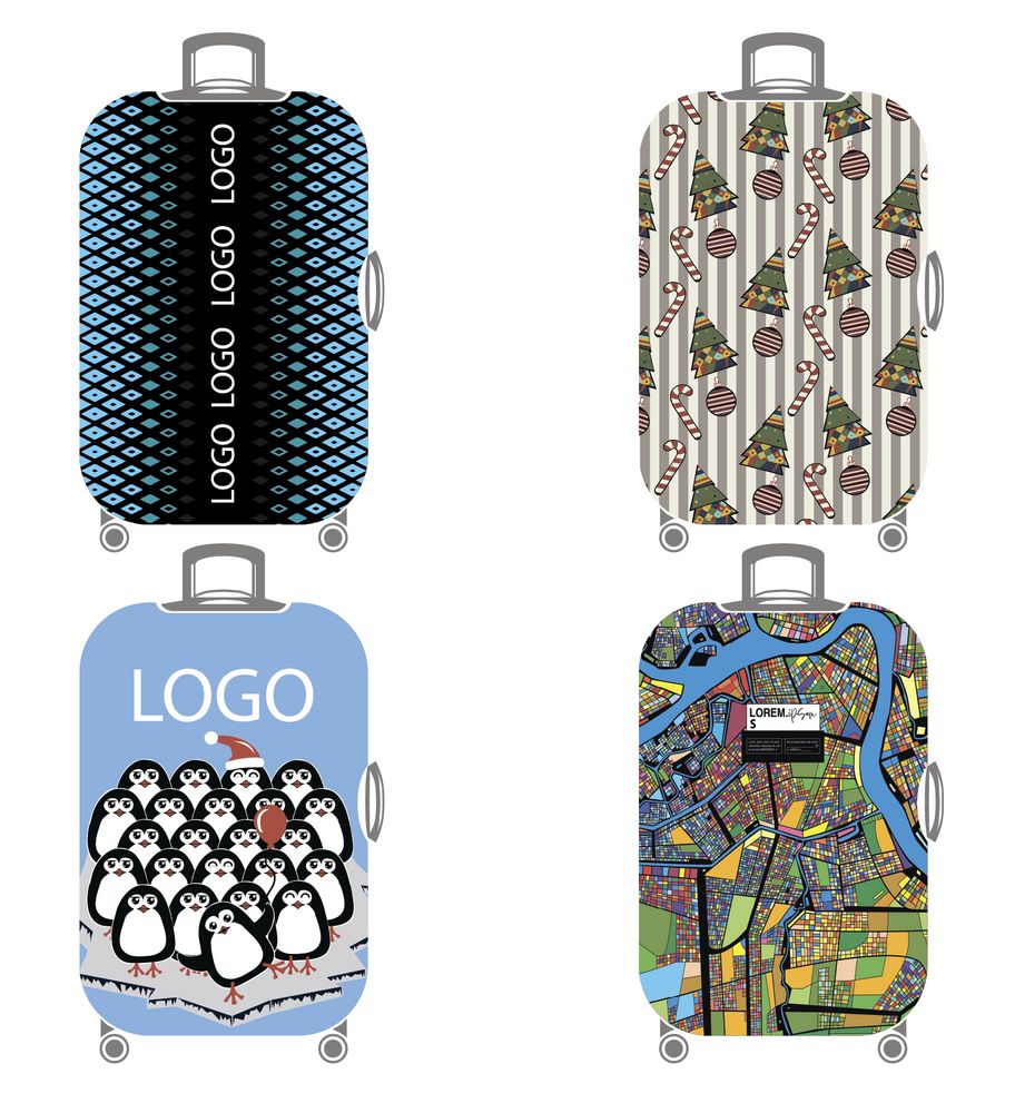 Чехол на чемодан Kansi на заказ, бифлекс 280-0