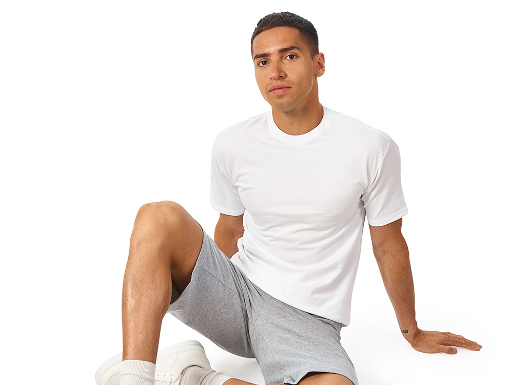 Футболка из френч терри Warsaw унисекс 220гр, белый-3