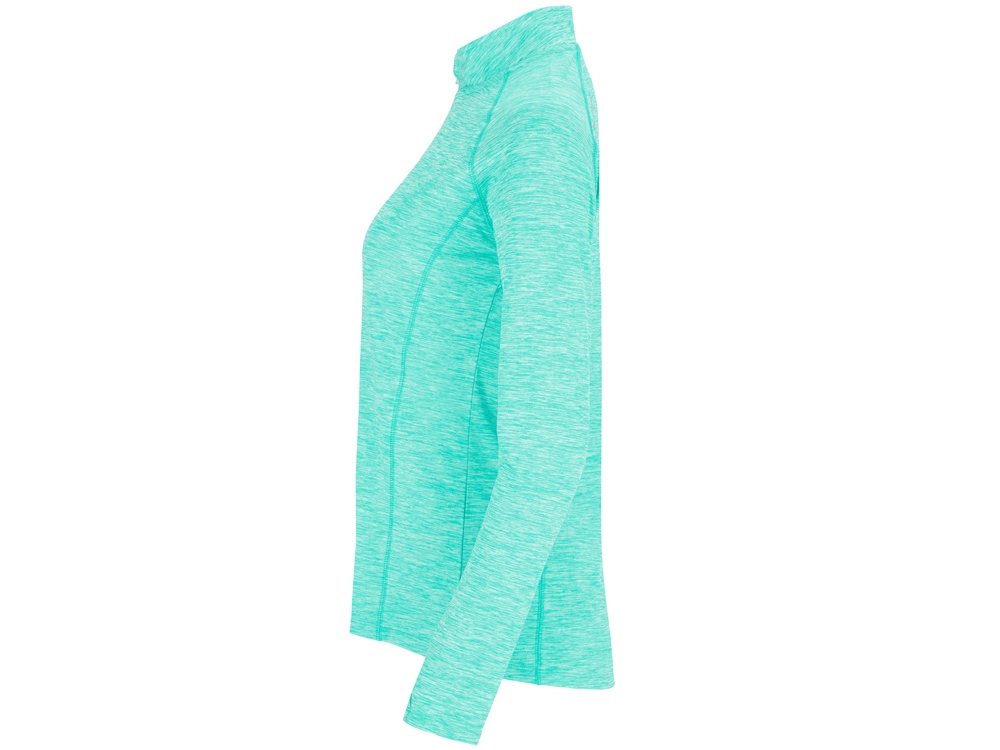 Толстовка с воротом на молнии женская Melbourne, ментоловый меланж-2