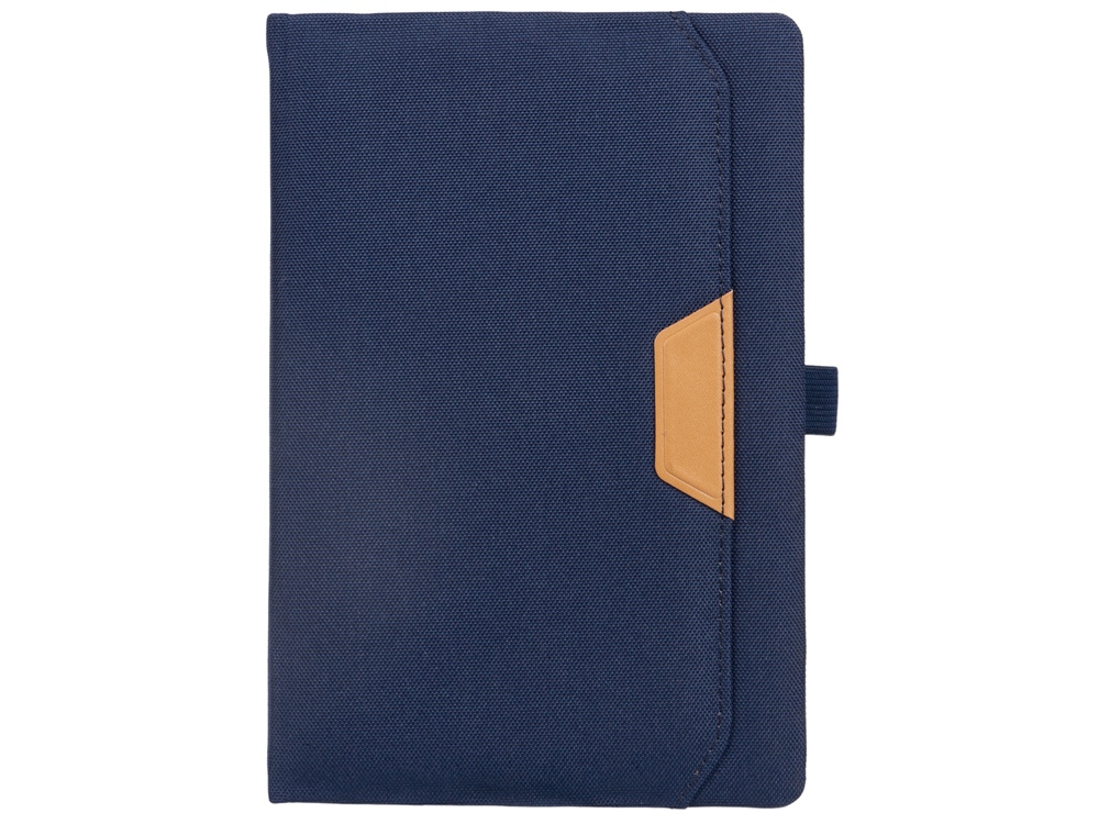 Блокнот А5 из RPET Harvey, 80 листов FSC бумага, синий-3