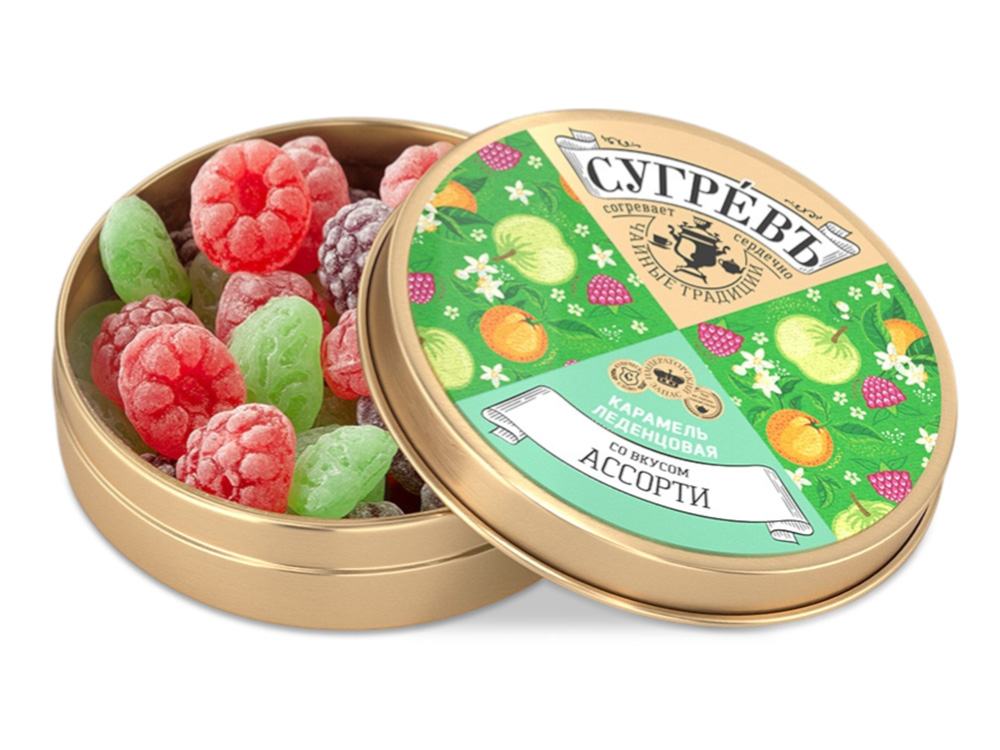 Ж/б монпансье СУГРЕВЪ ассорти-0