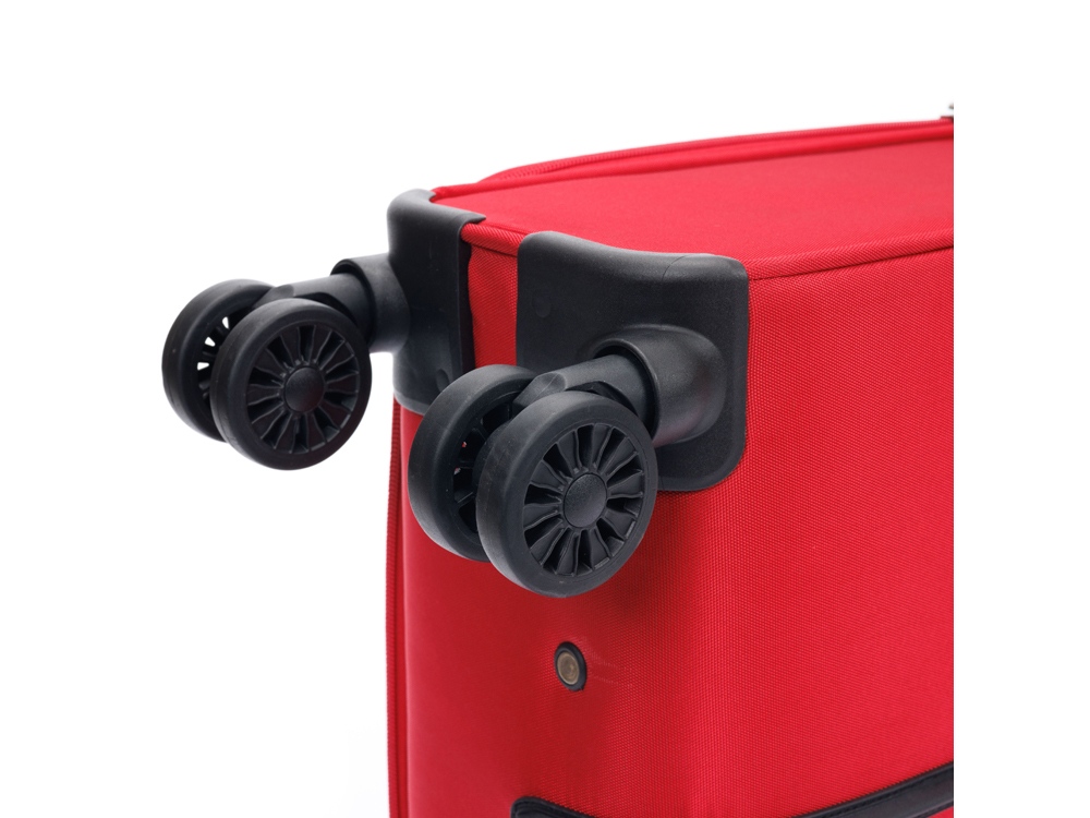 Чемодан TORBER Brosno, красный, нейлон 600D, 36,5 х 14 х 54 см, 32 л-9
