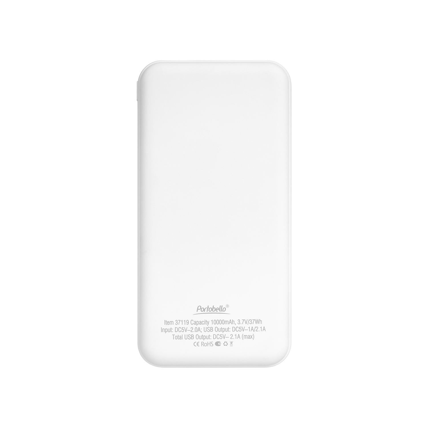 Внешний аккумулятор с подсветкой Старлайт Плюс PB (Starlight Plus PB) 10000 mAh, белый-4