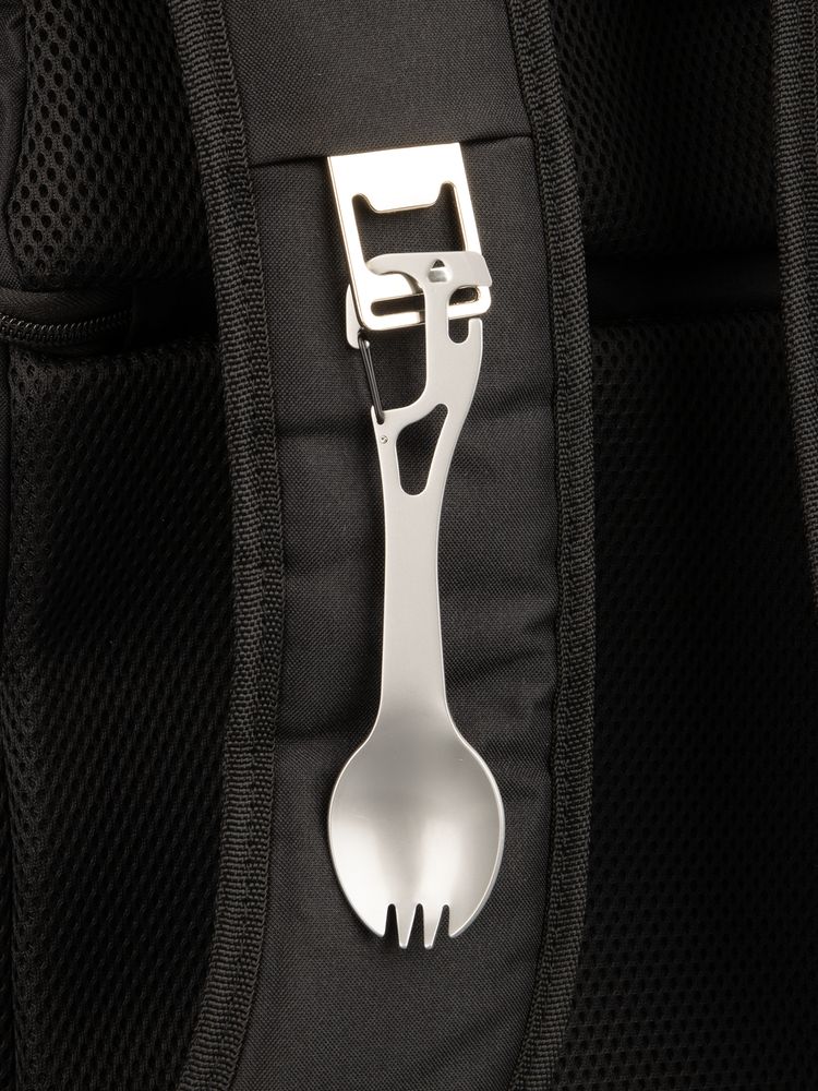 Походный столовый прибор Twin Win, стальной-2