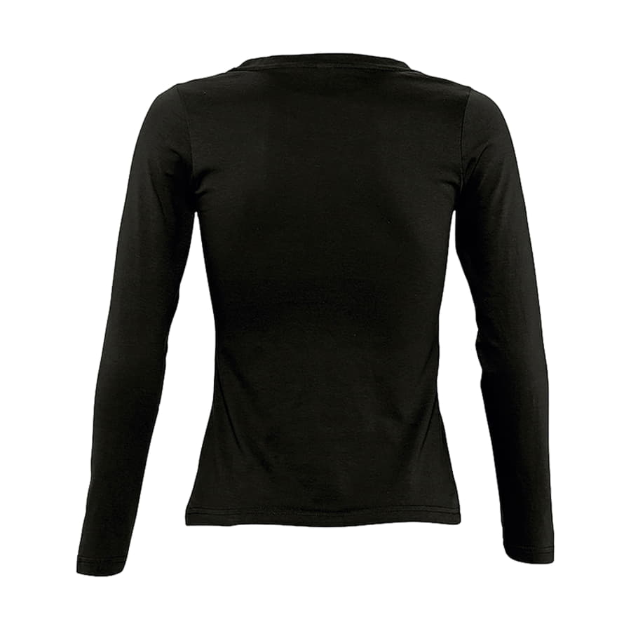 Футболка женская с длинным рукавом MAJESTIC, черный-1