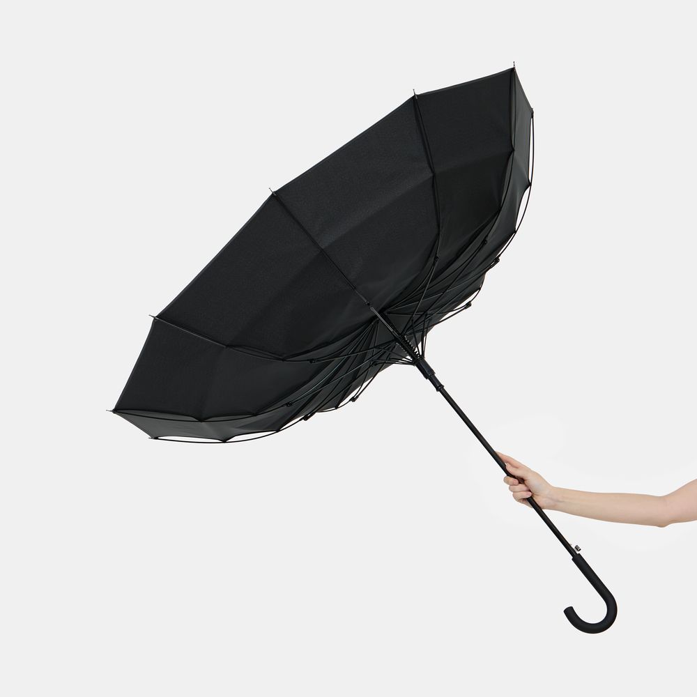 Зонт-трость Abrego, черный-3