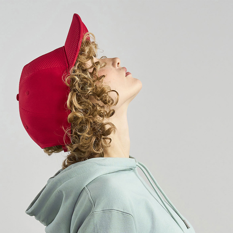 Бейсболка GEAR-S, 5 клиньев, застёжка на липучке, черный-5