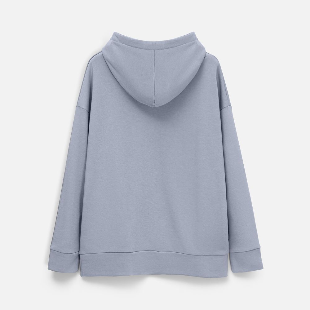 Худи унисекс H2, серое-5