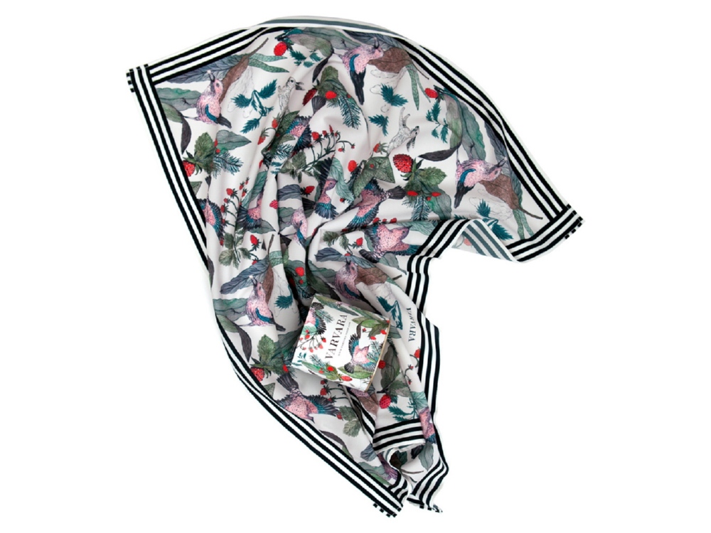 Платок Фазаны. Varvara-0