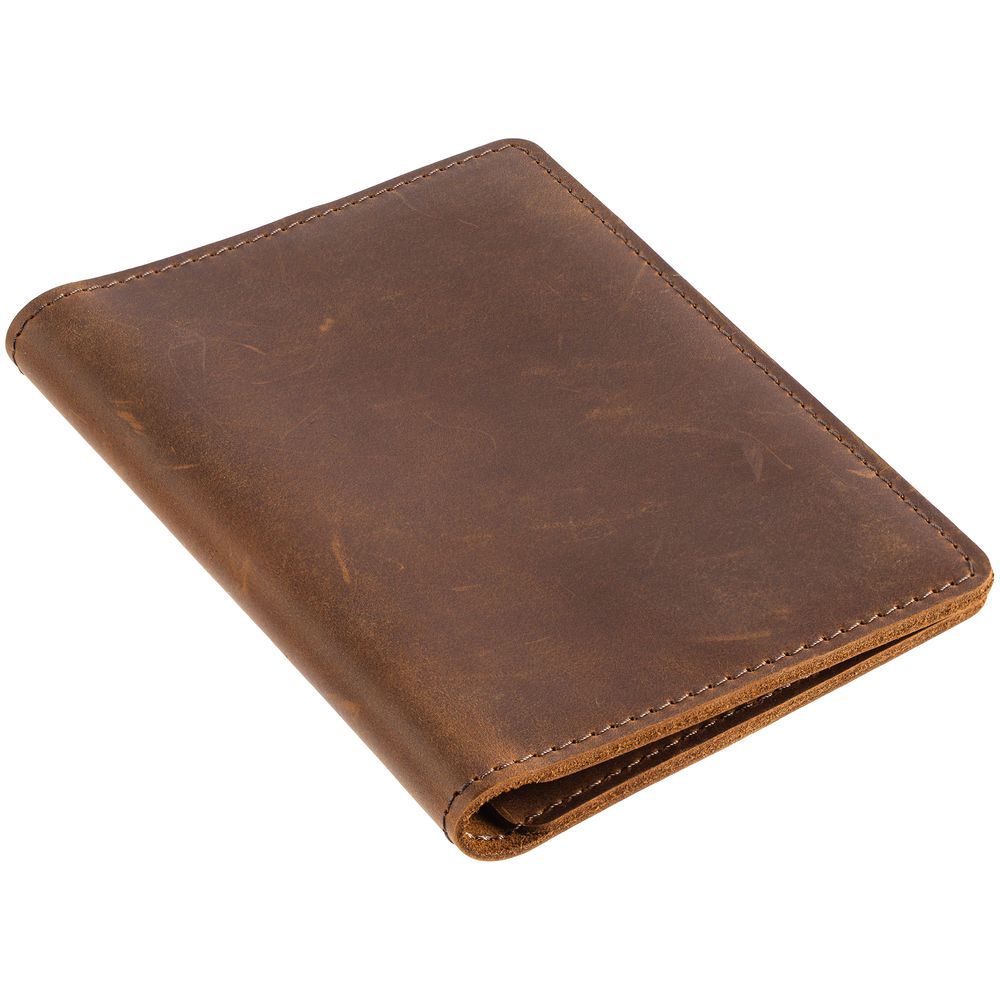 Обложка для паспорта inStream, коричневая-2