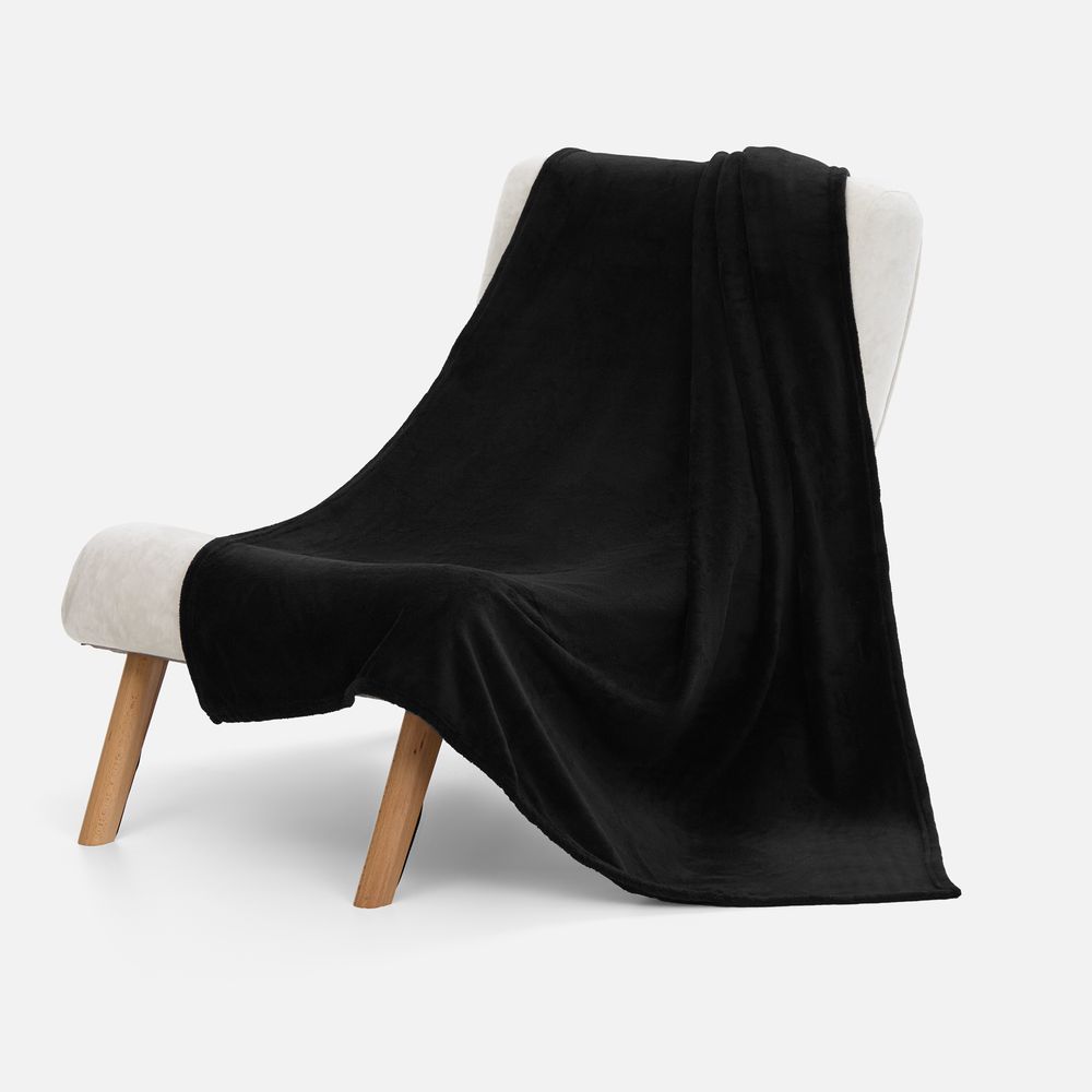 Плед Plush, черный-3