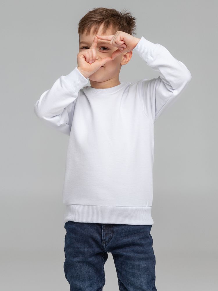 Свитшот детский Toima Kids 2.0, белый-3