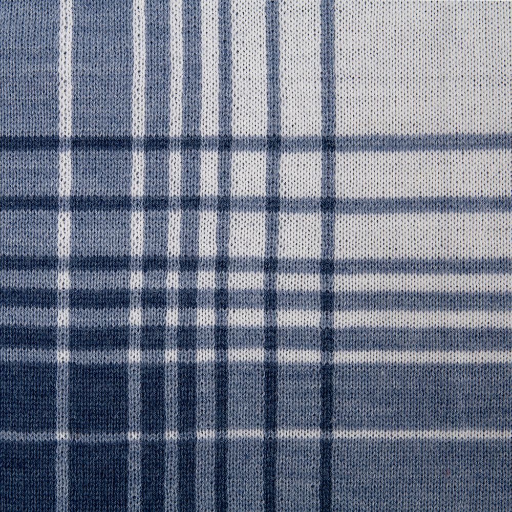 Плед Duotone, синий с белым-2