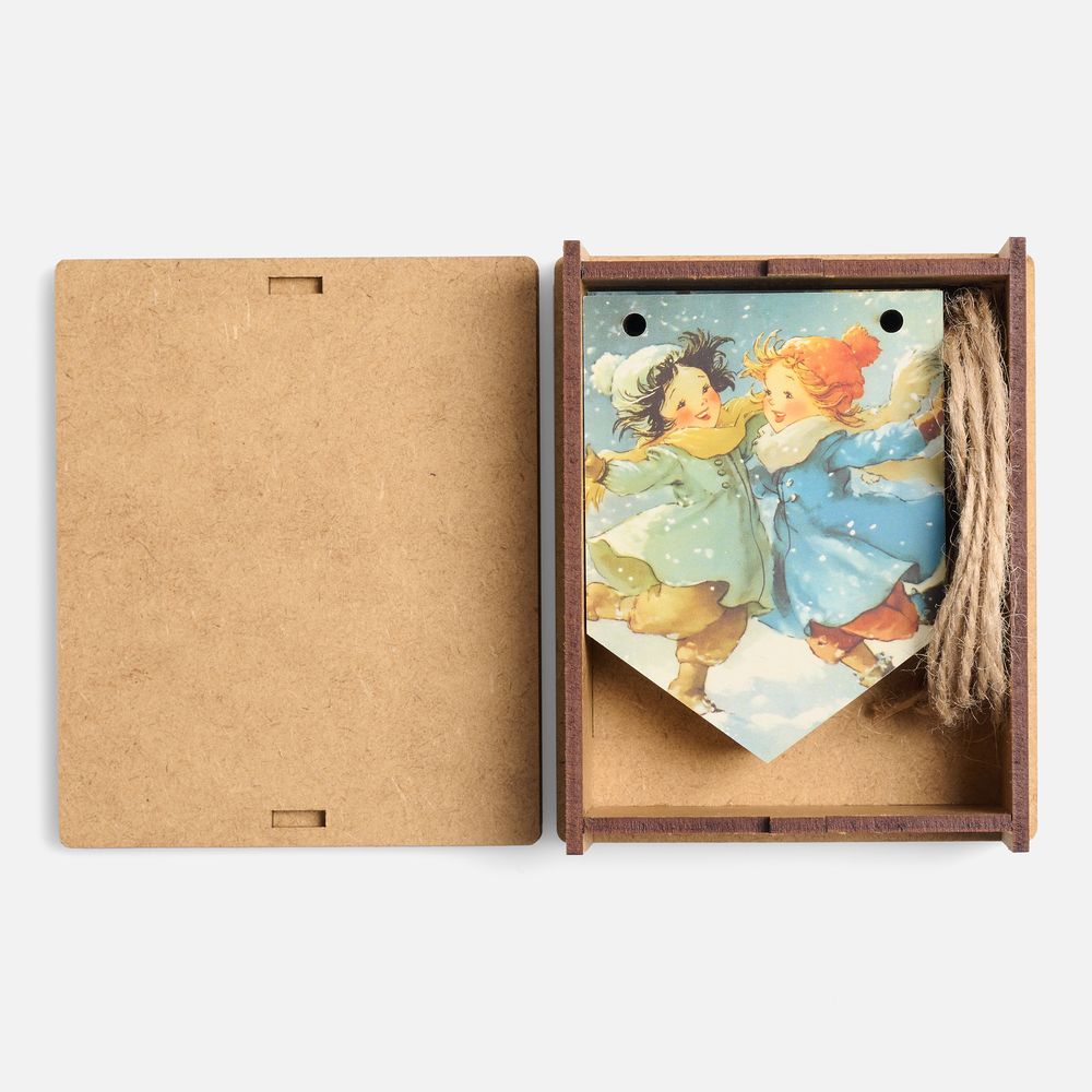 Деревянные флажки «Праздничные мотивы»-2