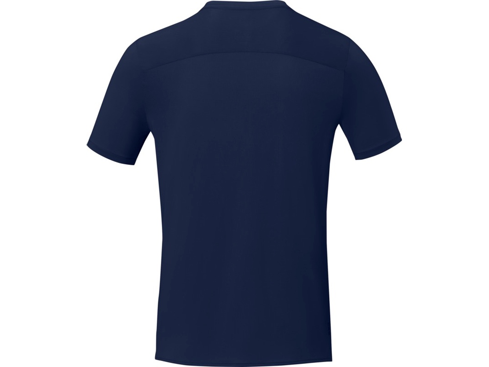 Borax Мужская футболка с короткими рукавами из переработанного полиэстера, сертифицированного согласно GRS - Темно - синий-2