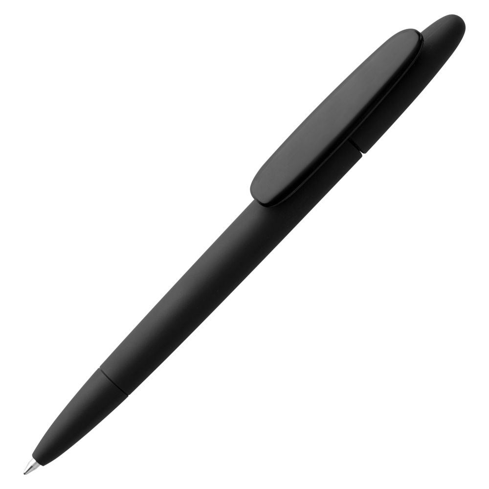Ручка шариковая Prodir DS5 TRR-P Soft Touch, черная-1