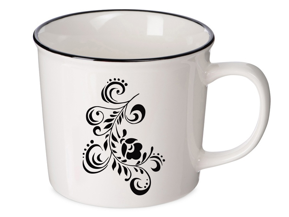 Кружка Nancy Line, белый/черный-1