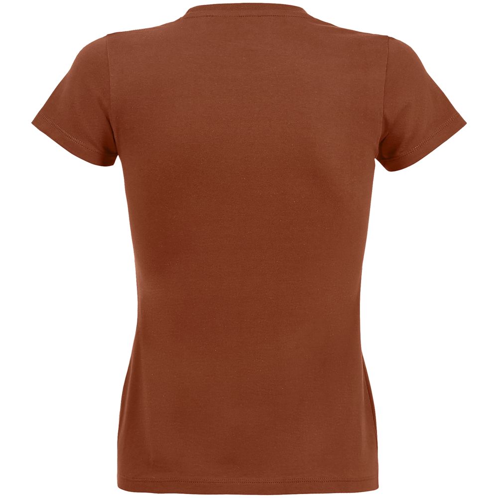 Футболка женская Imperial Women 190, коричневая (терракотовая)-1