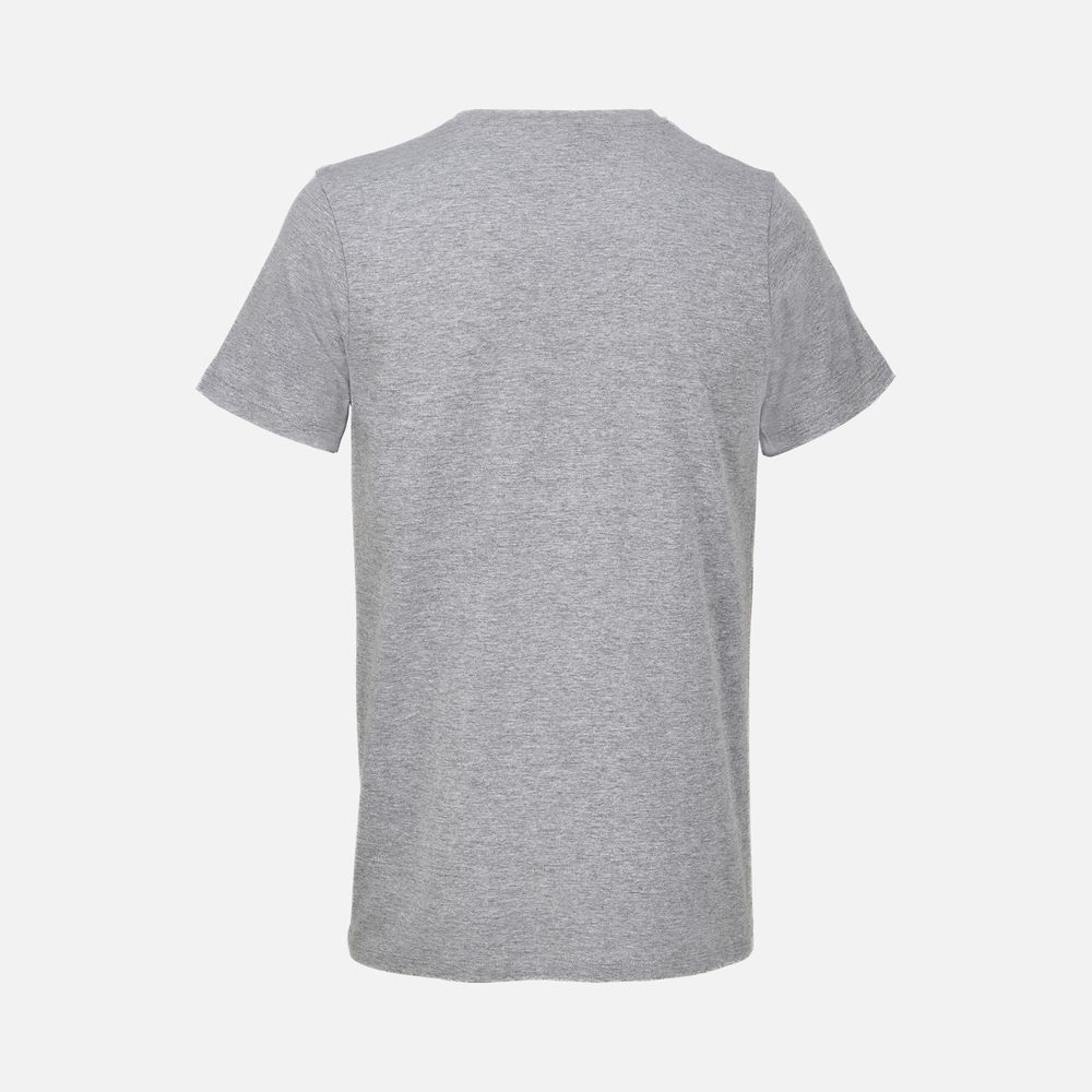 Футболка унисекс Regent с V-образным вырезом, серый меланж-1