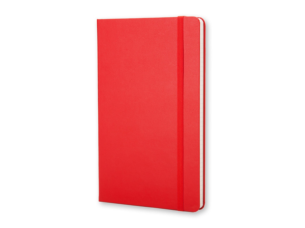 Записная книжка Moleskine Classic (в клетку) в твердой обложке, Large (13х21см), красный-4