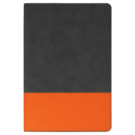 Ежедневник Flexy Treviso Nuba Sand Color А5, Серый/Оранжевый-1