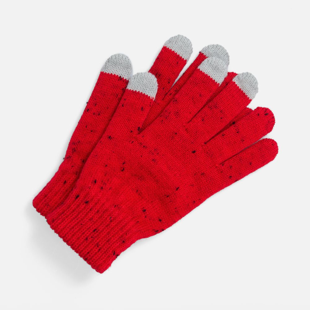 Перчатки сенсорные Spotti Senso, красные-0