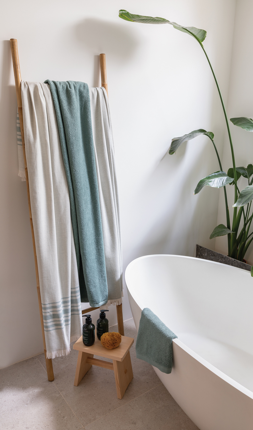 Накидка Ukiyo Hisako из хлопка AWARE™, 100x180 см-5