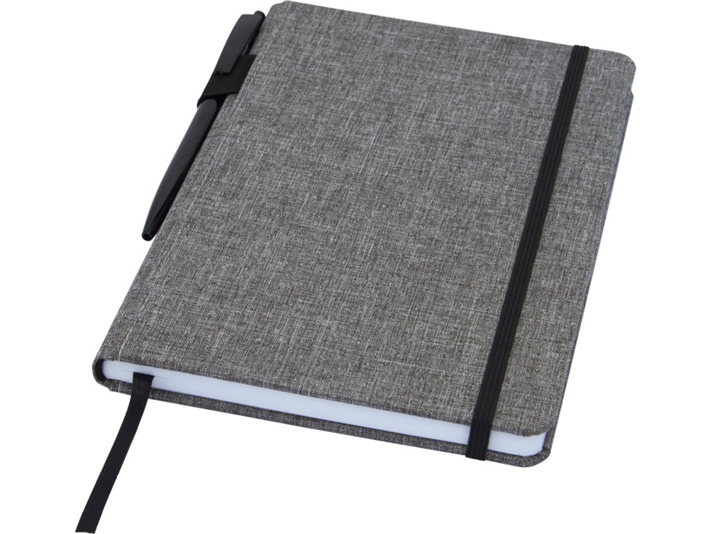 Блокнот Orin, формат А5, из переработанного ПЭТ, серый яркий-3